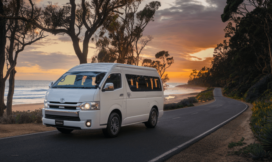 toyota hiace on the australian roads