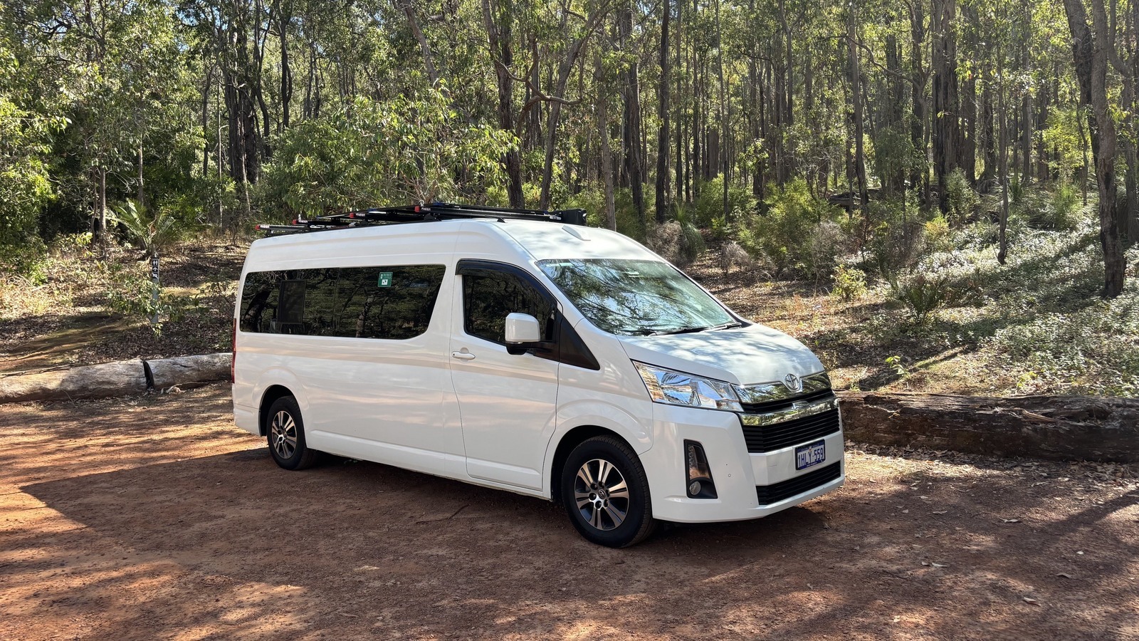 Toyota Hiace GL campervan Vicky ready for the road